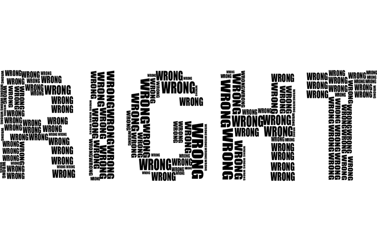 What is right and what is wrong? - Happy Realization